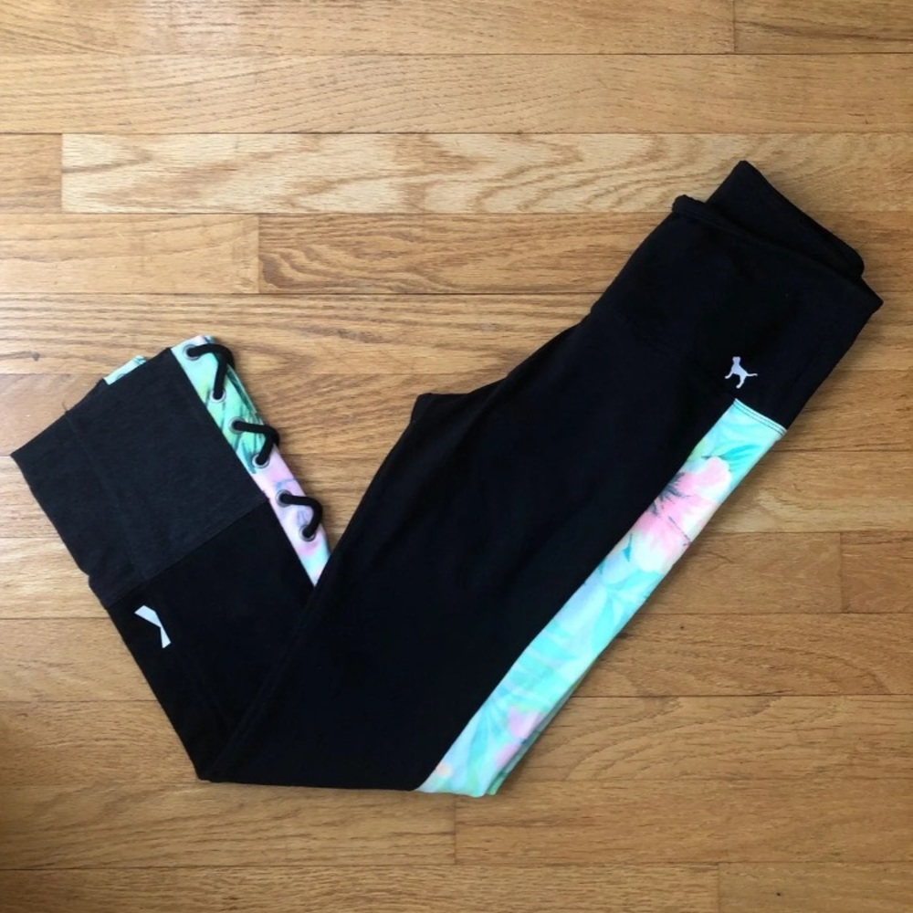 Victoria secret pink tropical leggings